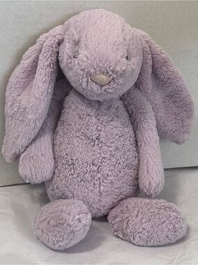 Jellycat BASHFUL LILAC BUNNY Soft Plush Lavender Rabbit 11"